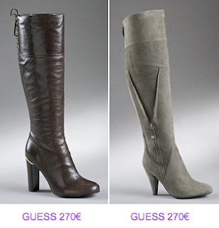 Botas altas marrones Guess 2010/2011